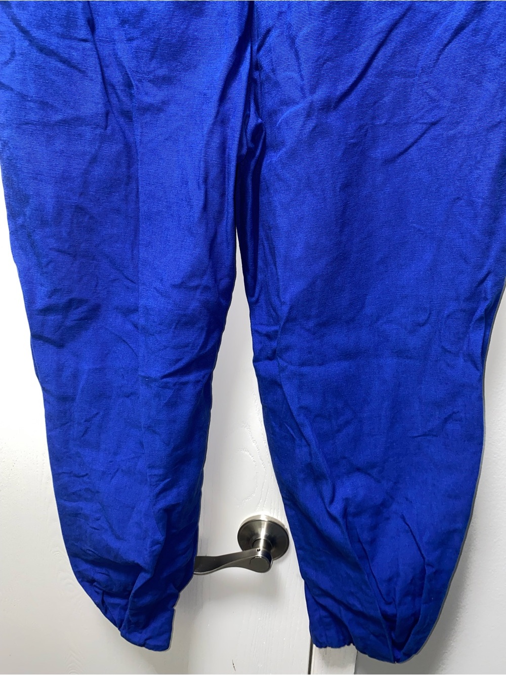 FARM Rio Cobalt Blue Strapless Jumpsuit Sweetheart Bust Size Medium - Picture 13 of 16